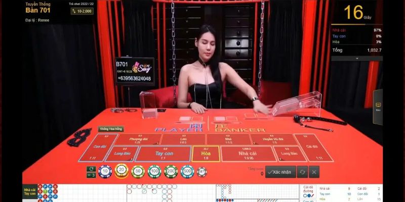 Ưu điểm sảnh game Baccarat AE Sexy